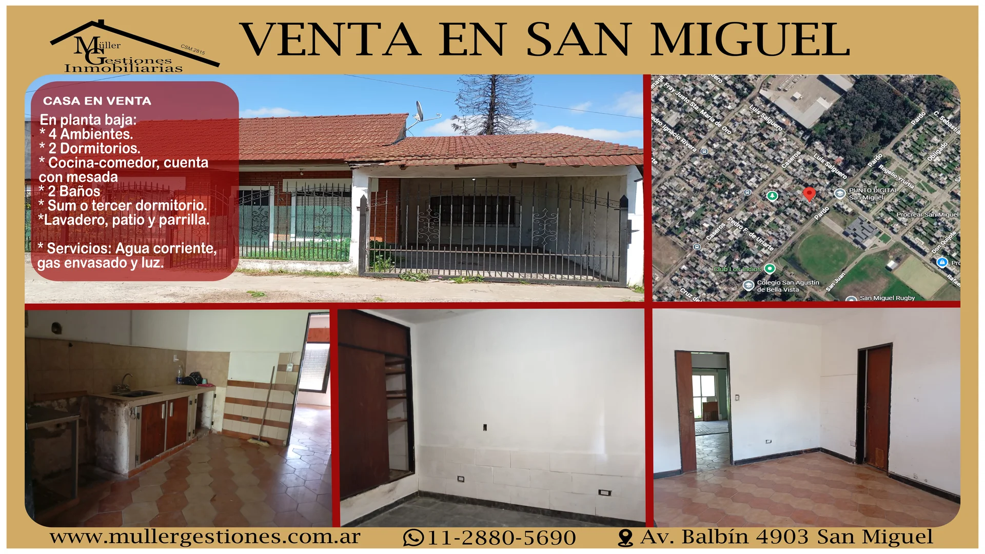FRAY JUSTO SANTA MARIA DE ORO 35 CASA