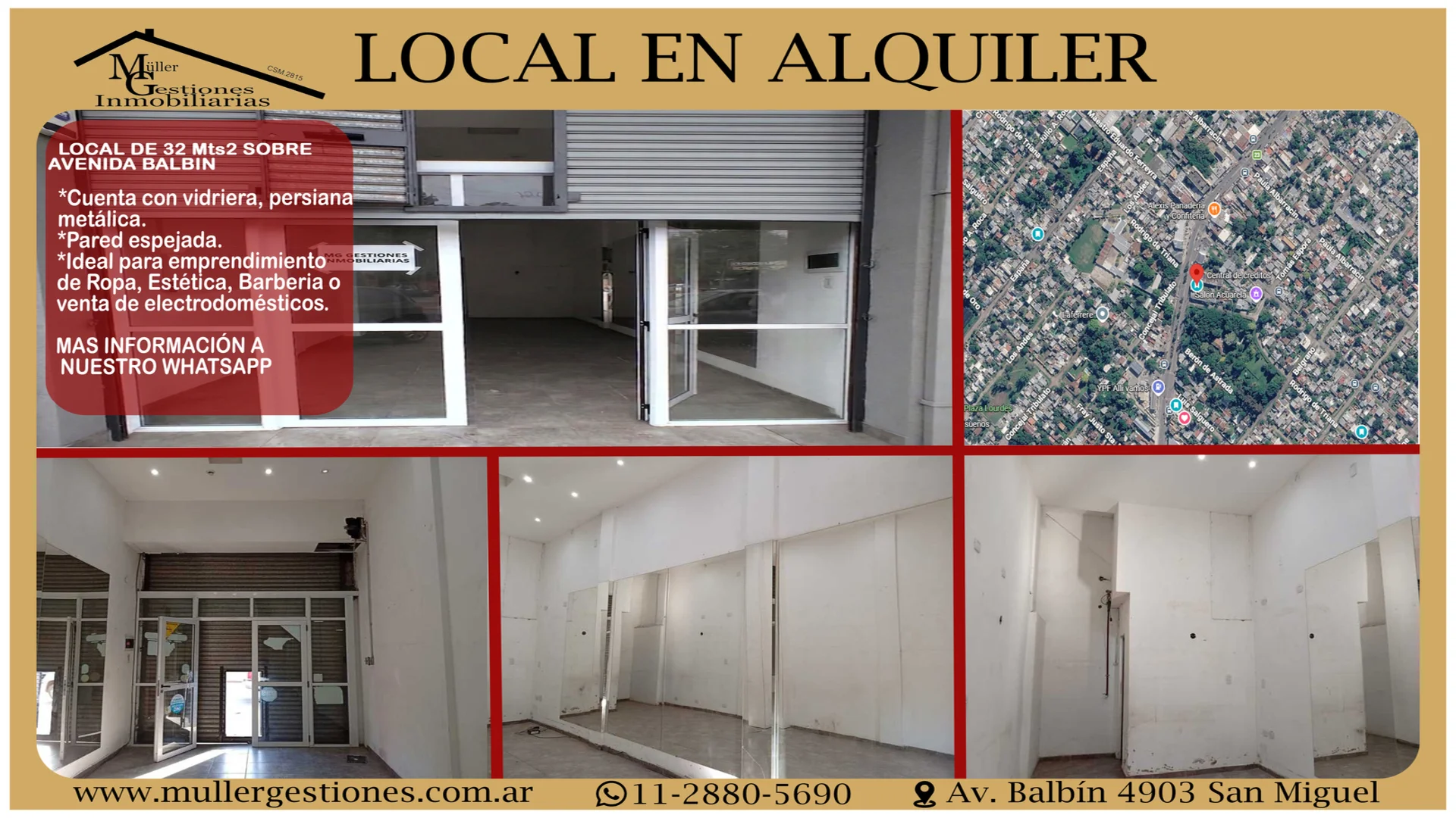 AV. BALBIN 4779 local UF 2